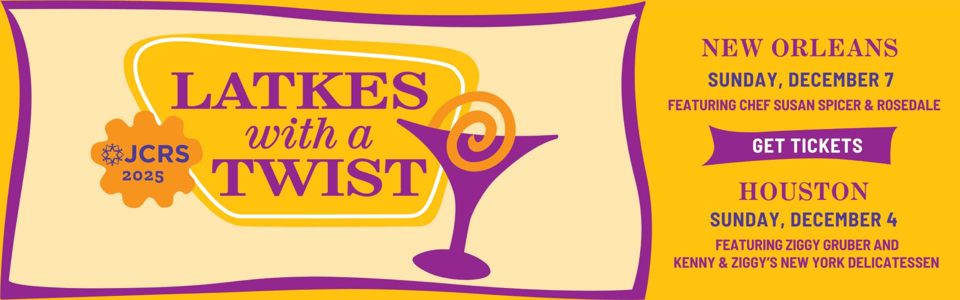 Get tickets to Latkes with a Twist