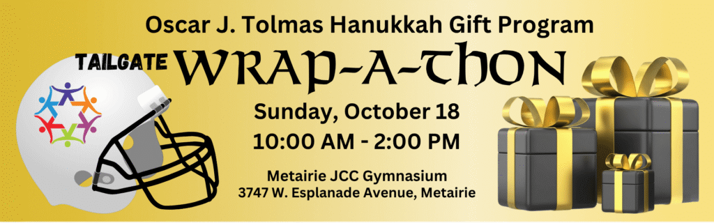 Oscar J Tolmas Hanukkah Gift Program 2026 Tailgate Wrap-a-thon